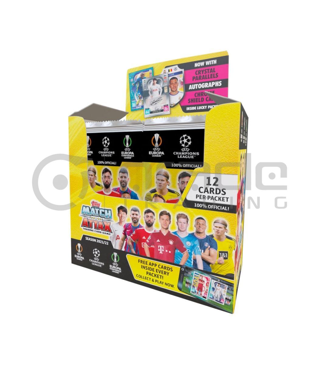 2021-22 Topps Match-Attax Champions League Cards - Display Box - 24 Packs of 12