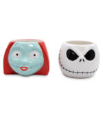 Nightmare Before Christmas 2pc 3D Mini Cup Set - Jack & Sally