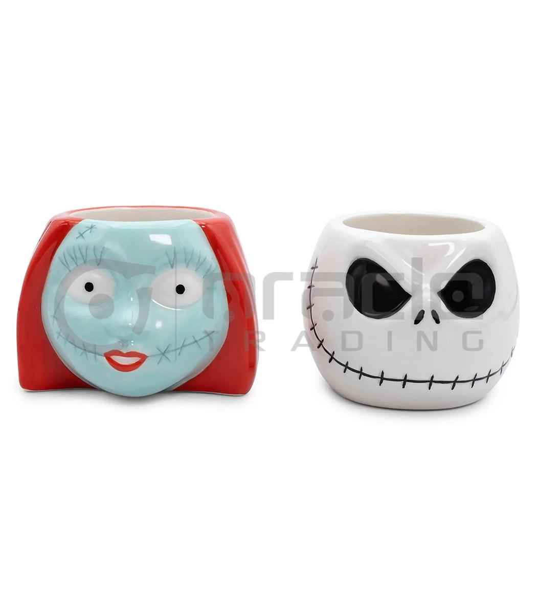 Nightmare Before Christmas 2pc 3D Mini Cup Set - Jack & Sally