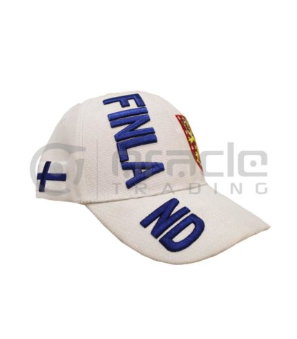 3D Finland Hat - White