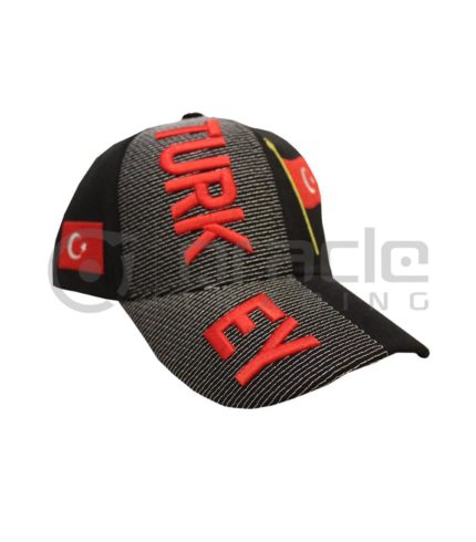 3D Turkey Hat - Black
