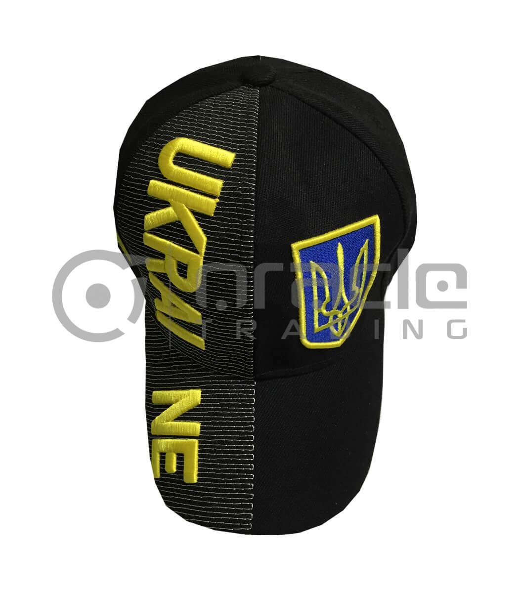 3d hat ukraine black 3dh097 b