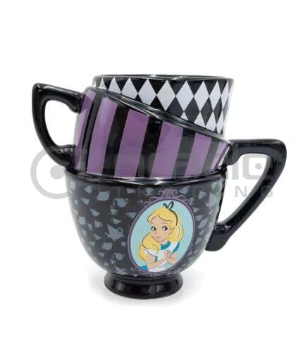 Alice in Wonderland 3D Shaped Mug - Teacups (Purple)