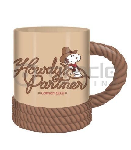 Peanuts 3D Shaped Mug - Howdy Partner