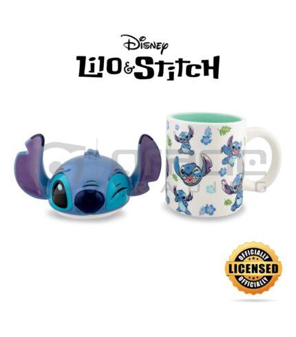 Lilo & Stitch 3D Topped Mug - Flowers