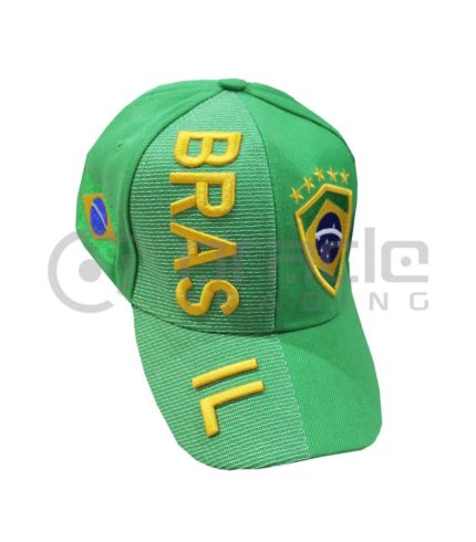 3D Brazil Hat - Green