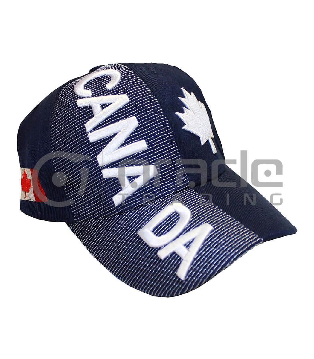 3D Canada Hat - Navy