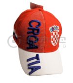 3D Croatia Hat - Red/White
