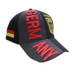 3D Germany Hat - Black