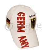 3D Germany Hat - White