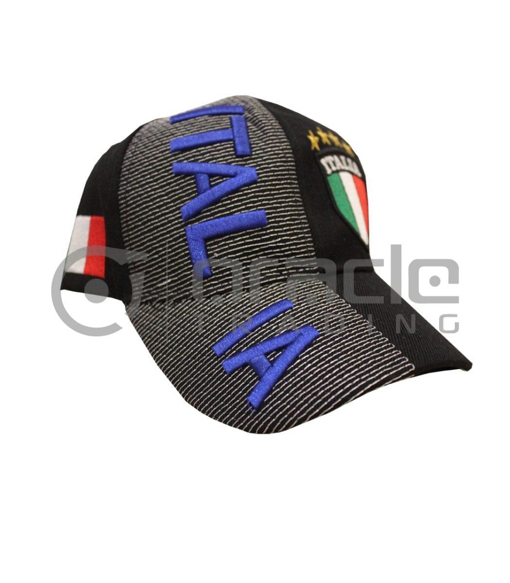 3D Italia Hat - Black