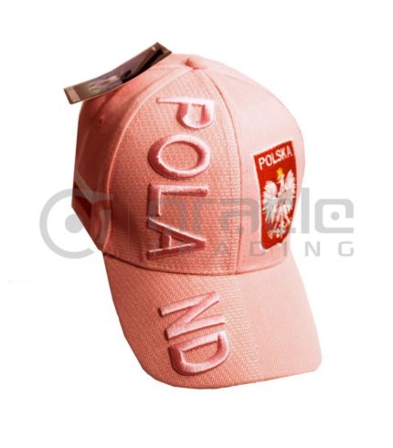 3D Poland Hat - Pink
