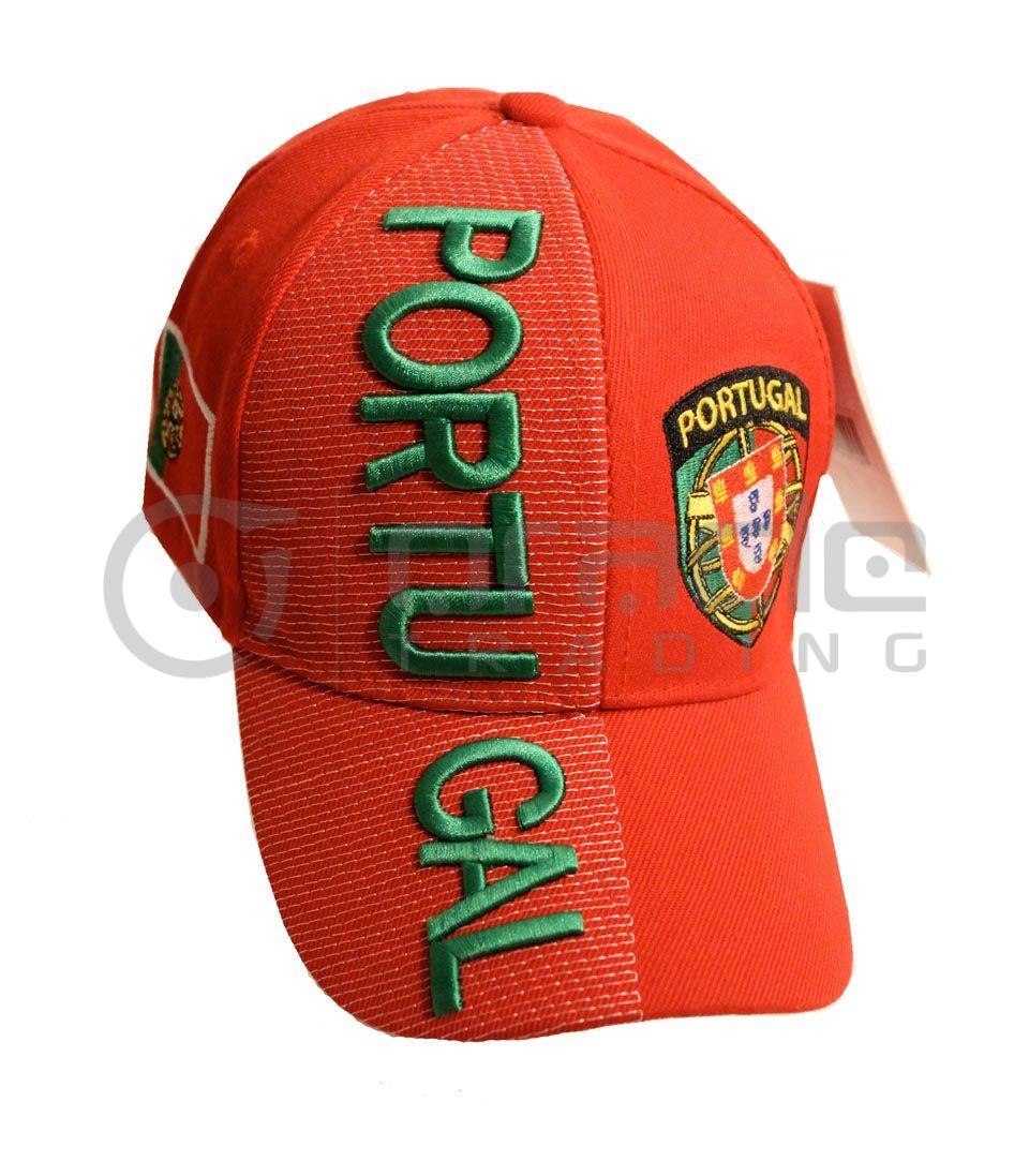 3D Portugal Hat - Red