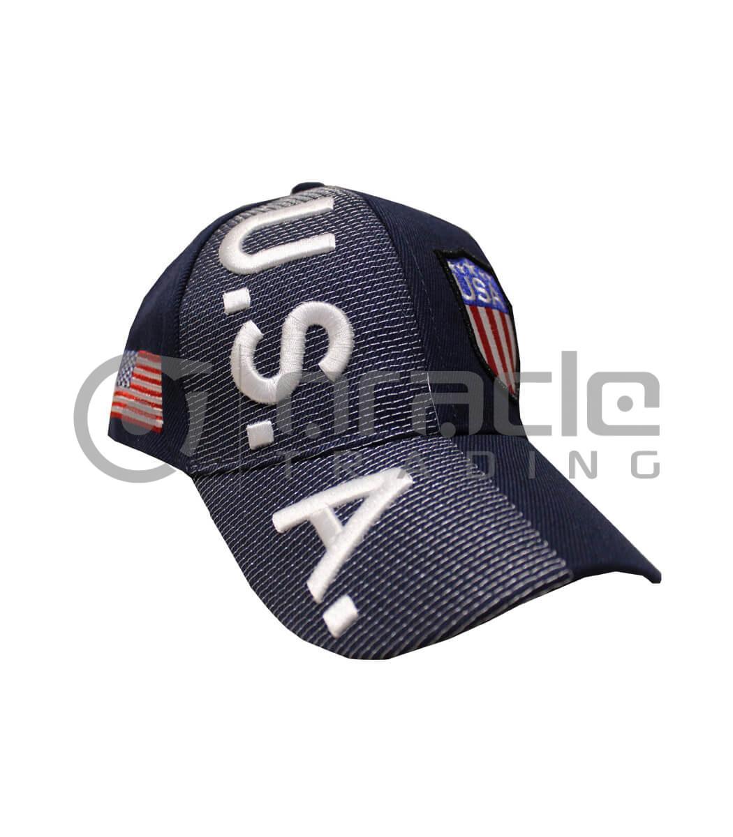 3D USA Hat - Shield