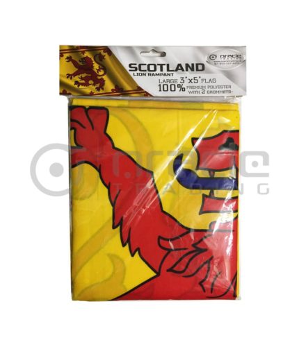 Large 3'x5' Scotland Flag - Rampant Lion