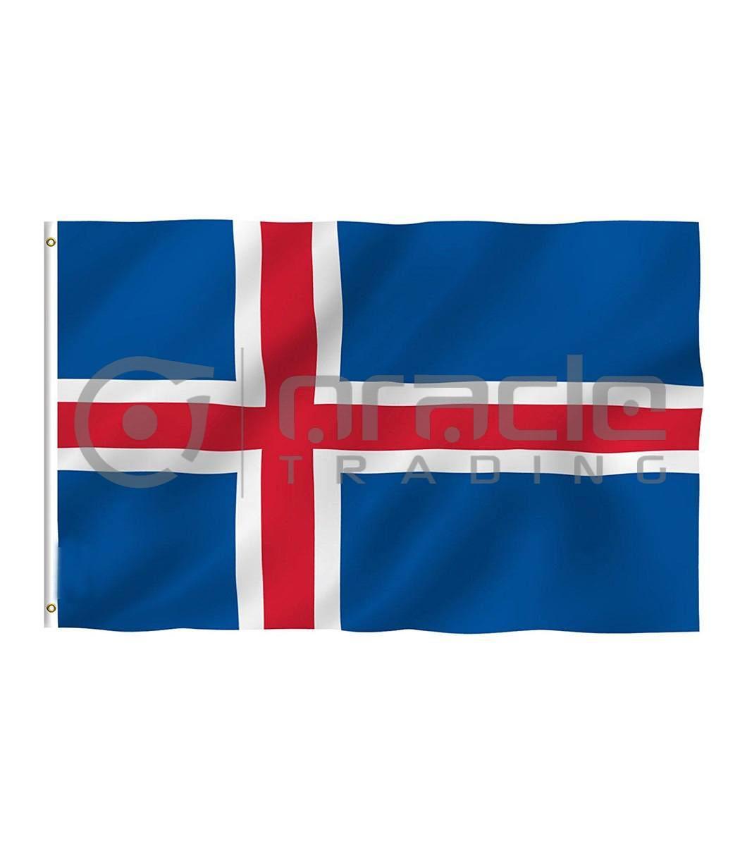 Large 3'x5' Iceland Flag