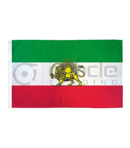 Large 3'x5' Iran Flag - Lion