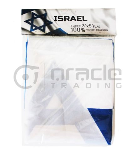 Large 3'x5' Israel Flag