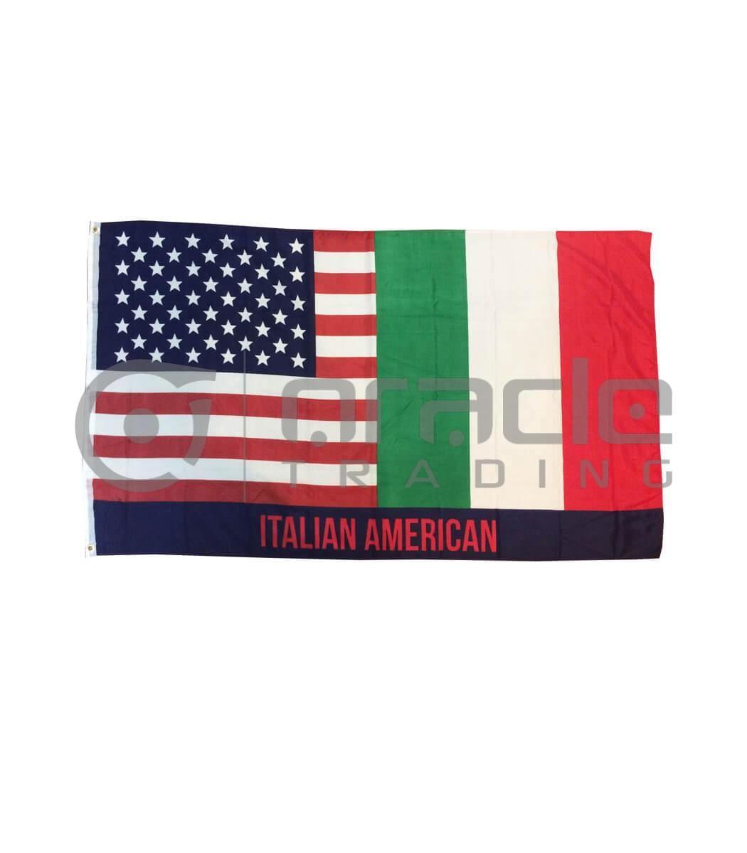 Large 3'x5' Italian-American Flag