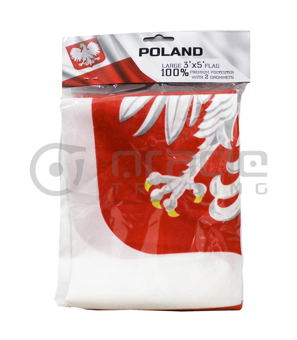 Large 3'x5' Poland Flag