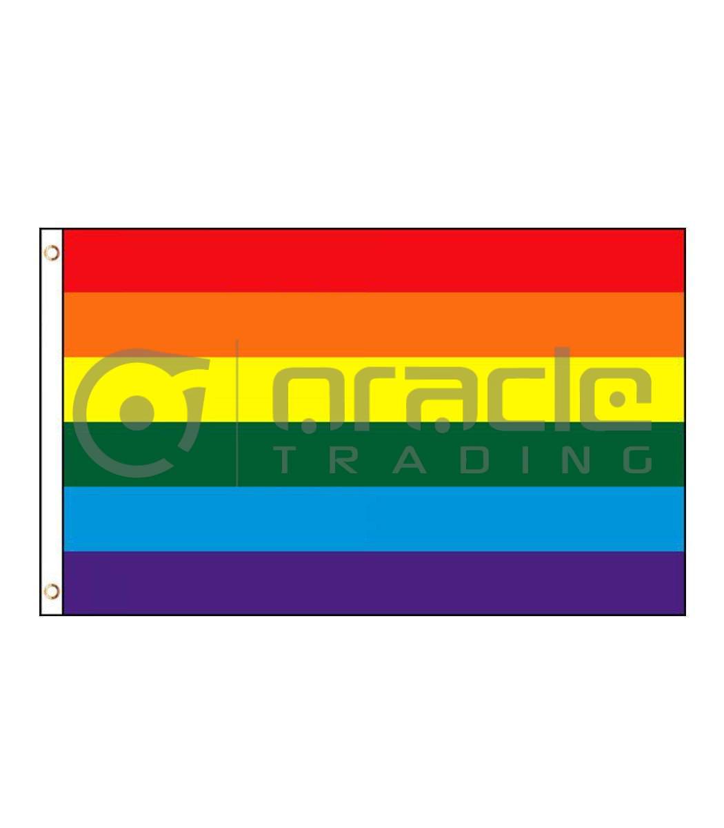 Large 3'x5' Rainbow Pride Flag