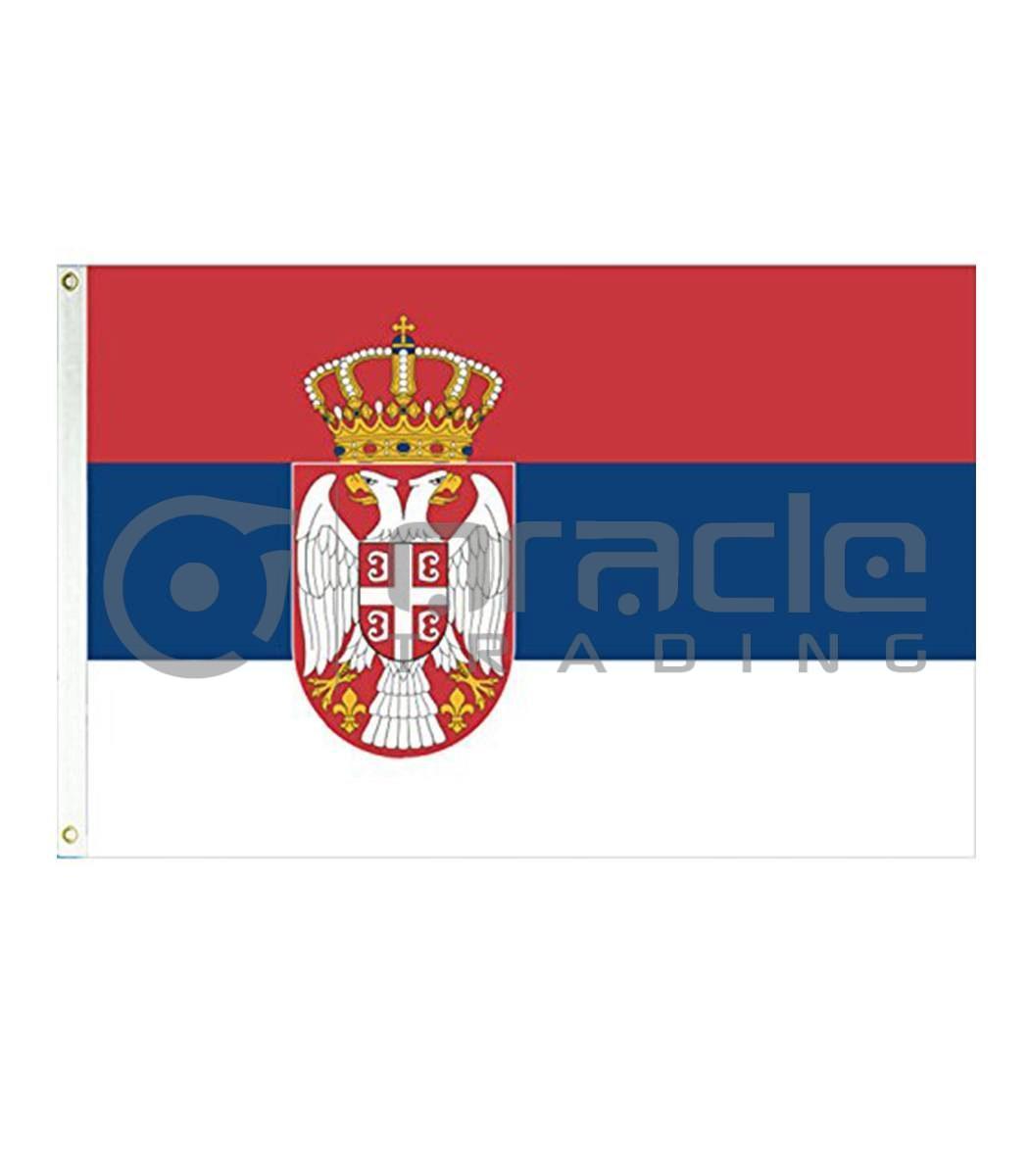 Large 3'x5' Serbia Flag