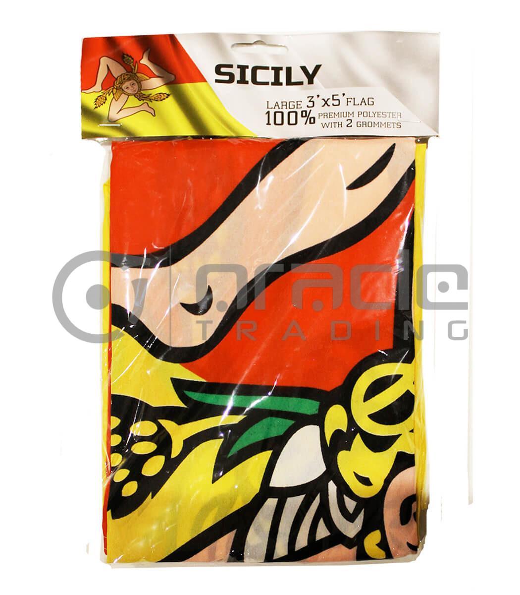 Large 3'x5' Sicily Flag