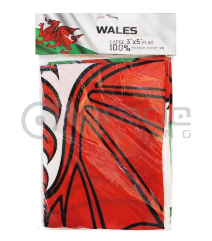 Large 3'x5' Wales Flag