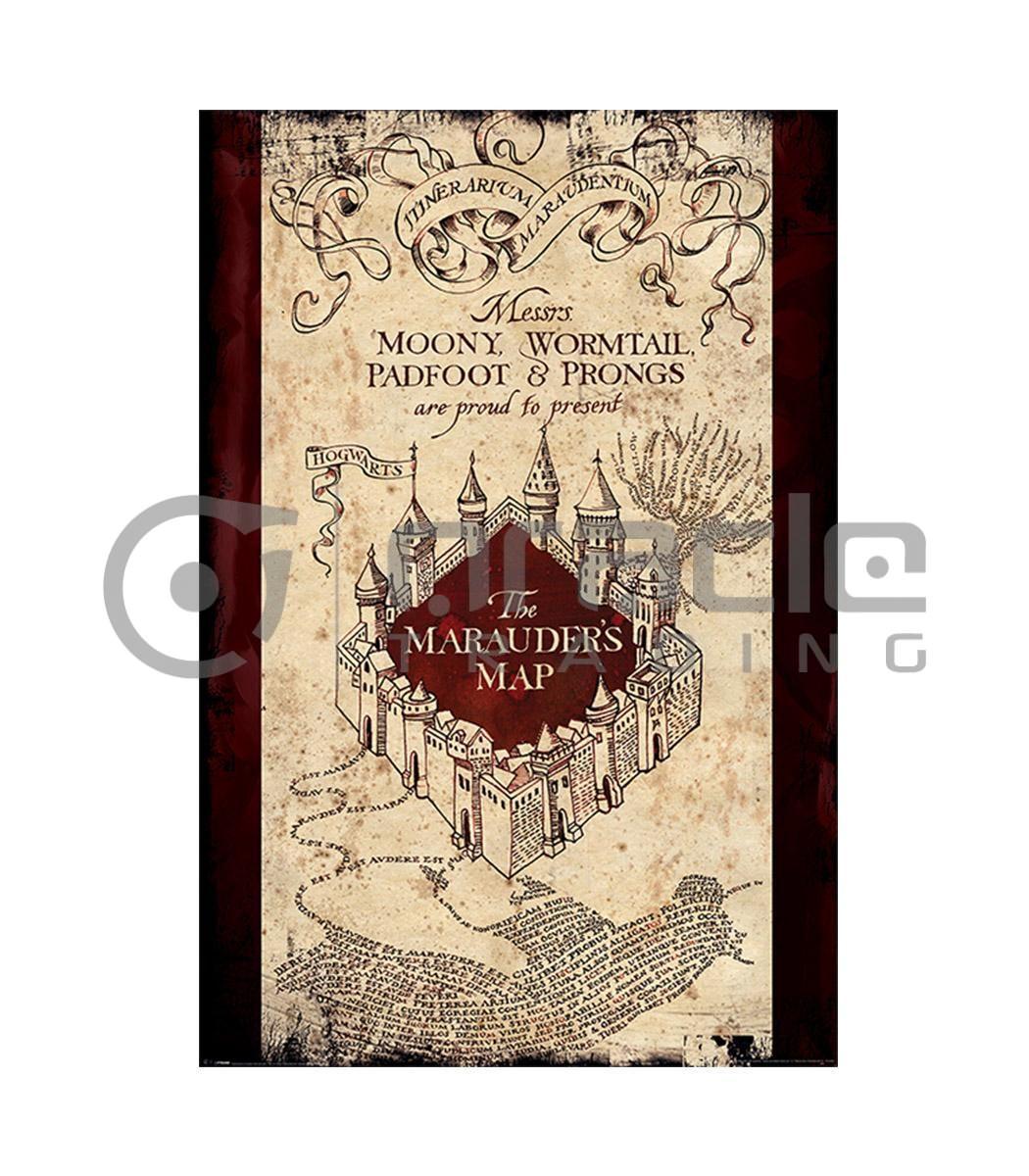 Harry Potter Marauders Map Poster