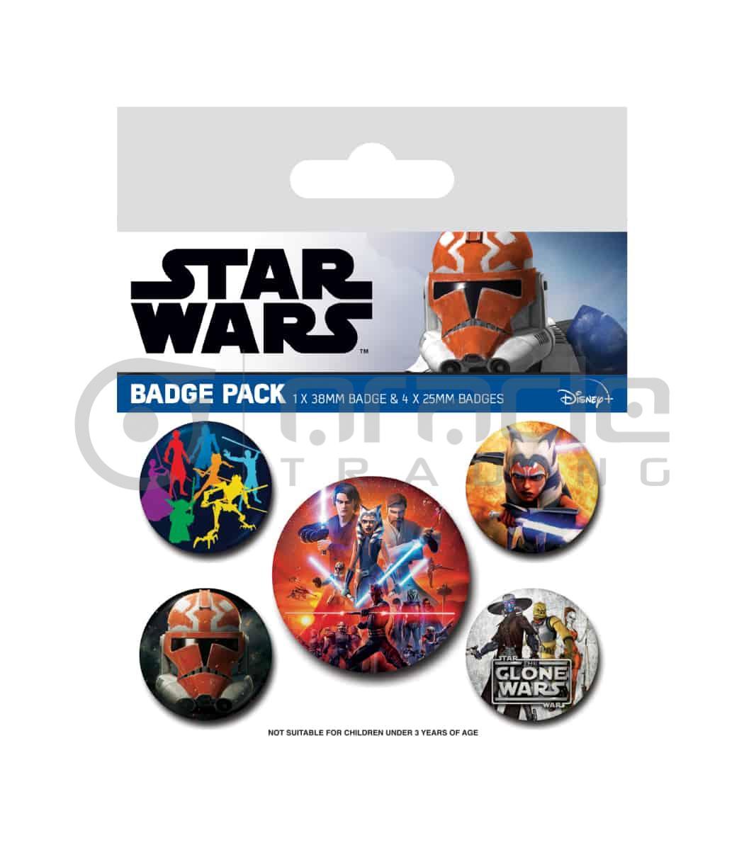 Star Wars Badge Pack - The Clone Wars