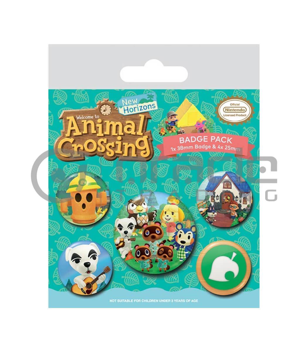 Animal Crossing Badge Pack