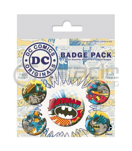 Batman Retro Badge Pack