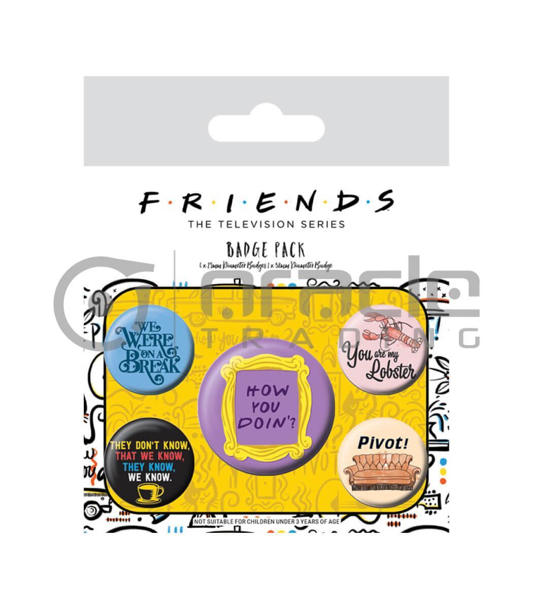 Friends Badge Pack