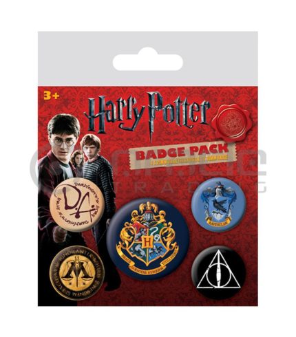 Harry Potter Hogwarts Badge Pack