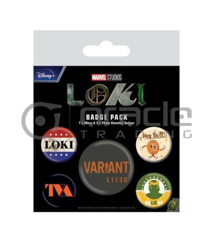 Loki Badge Pack
