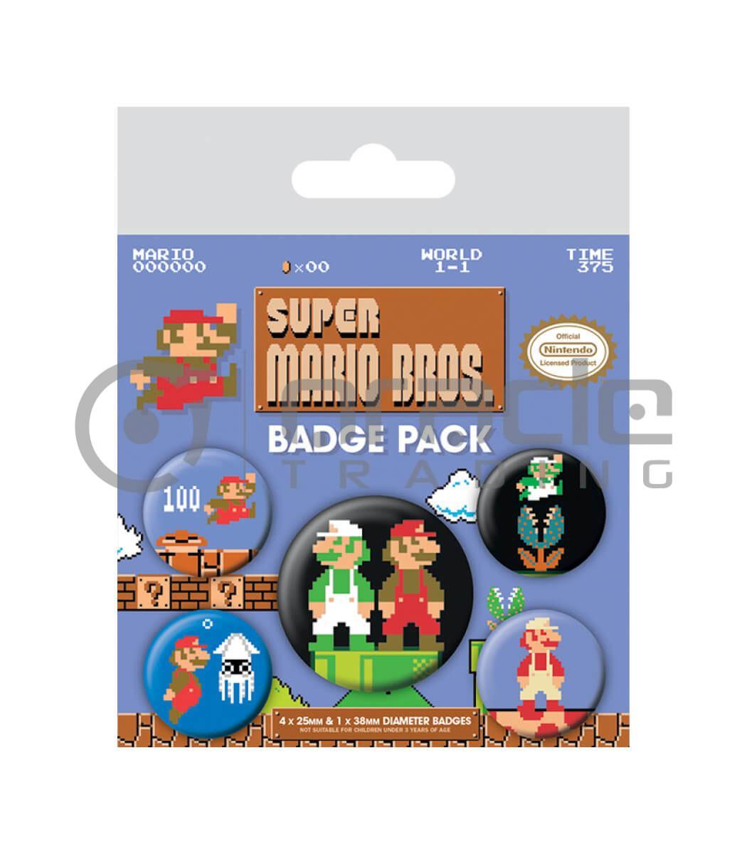 Super Mario Badge Pack - Retro