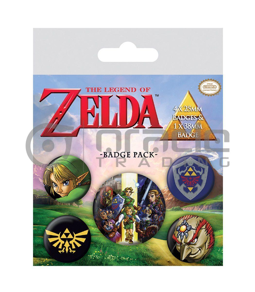Zelda Badge Pack (The Legend)