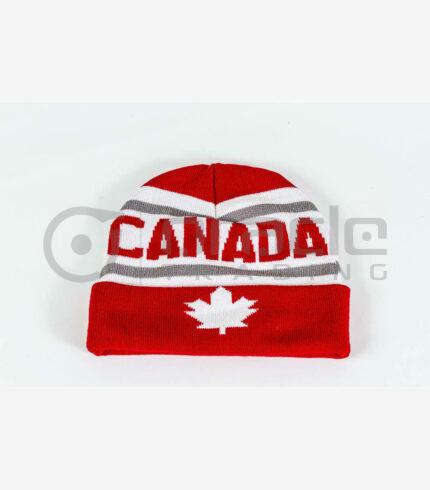 Canada Beanie - Red/White
