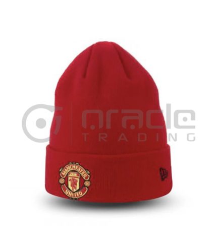 Manchester United Fold-up Beanie - Red