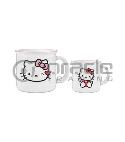 Hello Kitty Big Little Mug Set