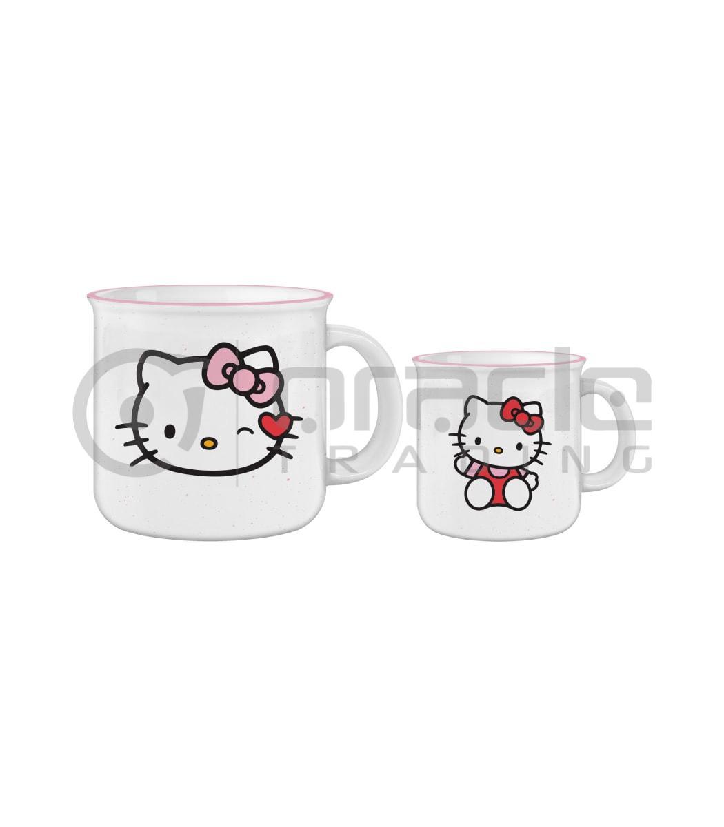 Hello Kitty Big Little Mug Set