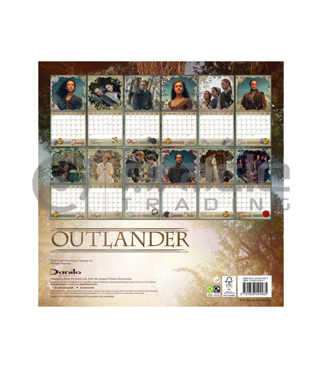 calendar outlander 2021 cal106 c