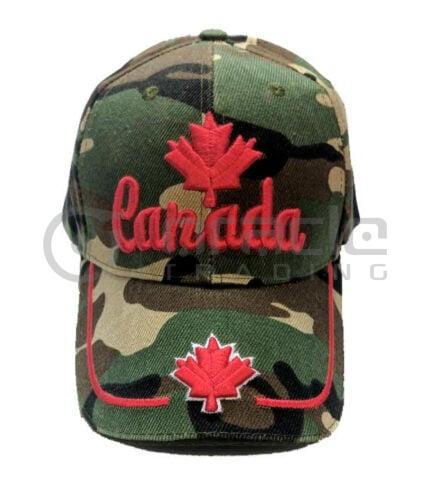 camo hat canada maple leaf vha103 b