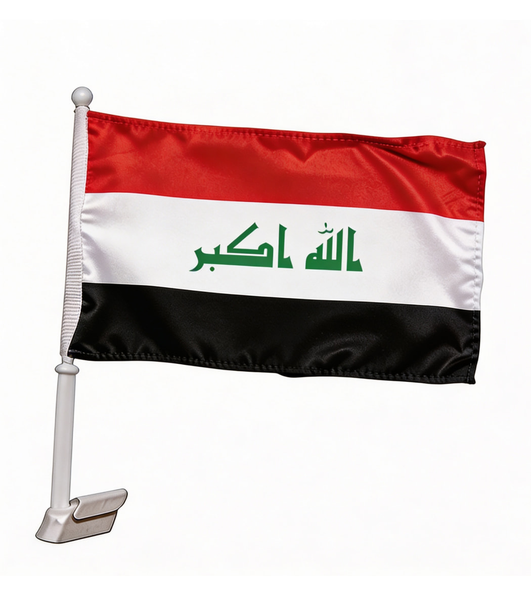 Iraq Car Flag Iraq Car Flag