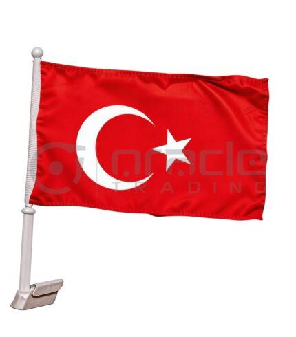 Turkey Car Flag