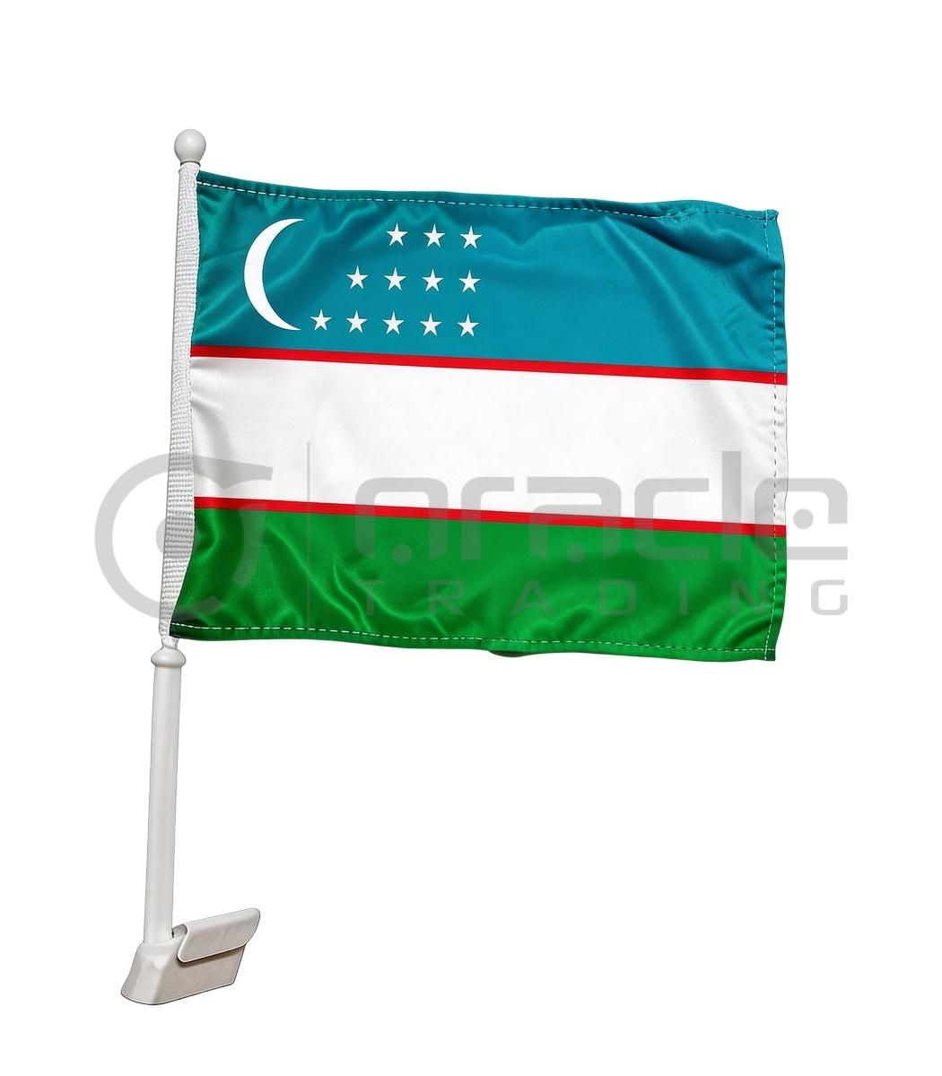 Uzbekistan Car Flag Uzbekistan Car Flag