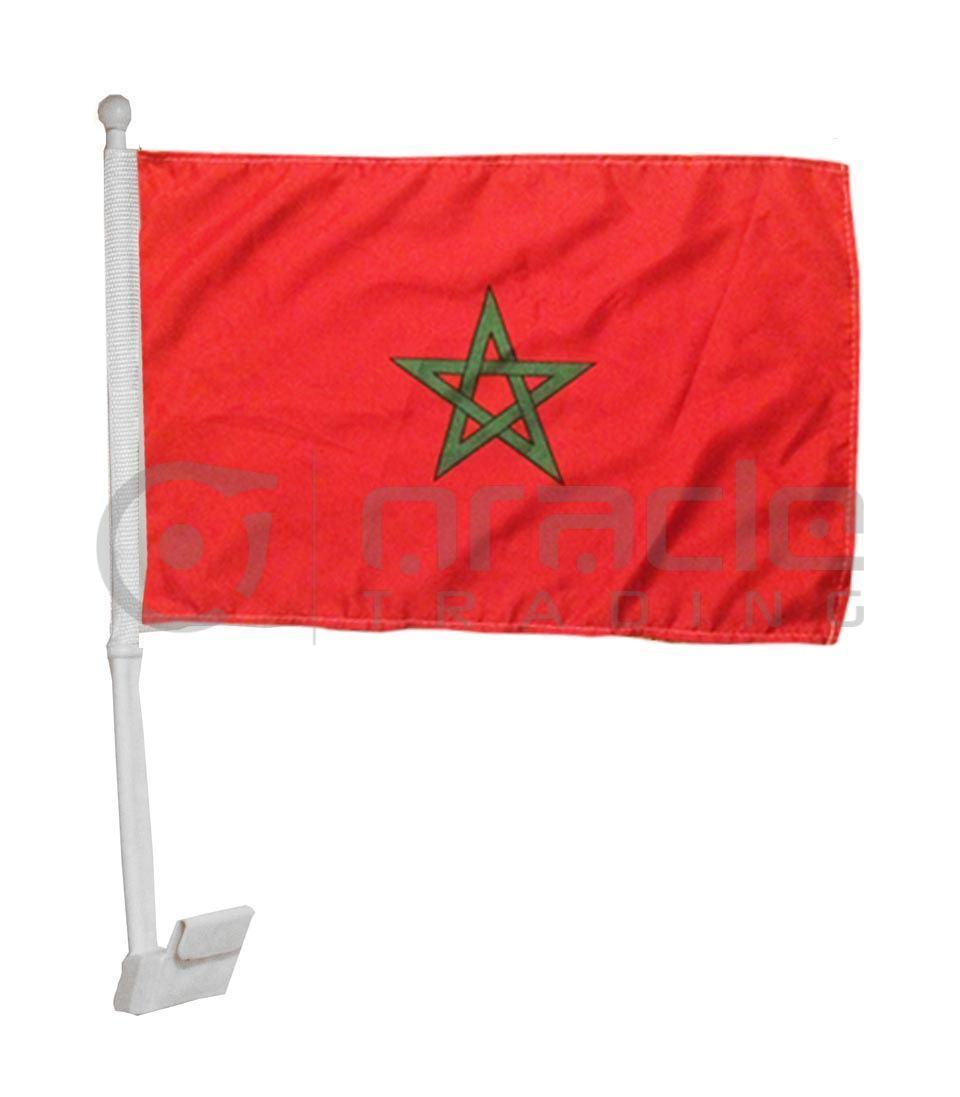 Morocco Car Flag