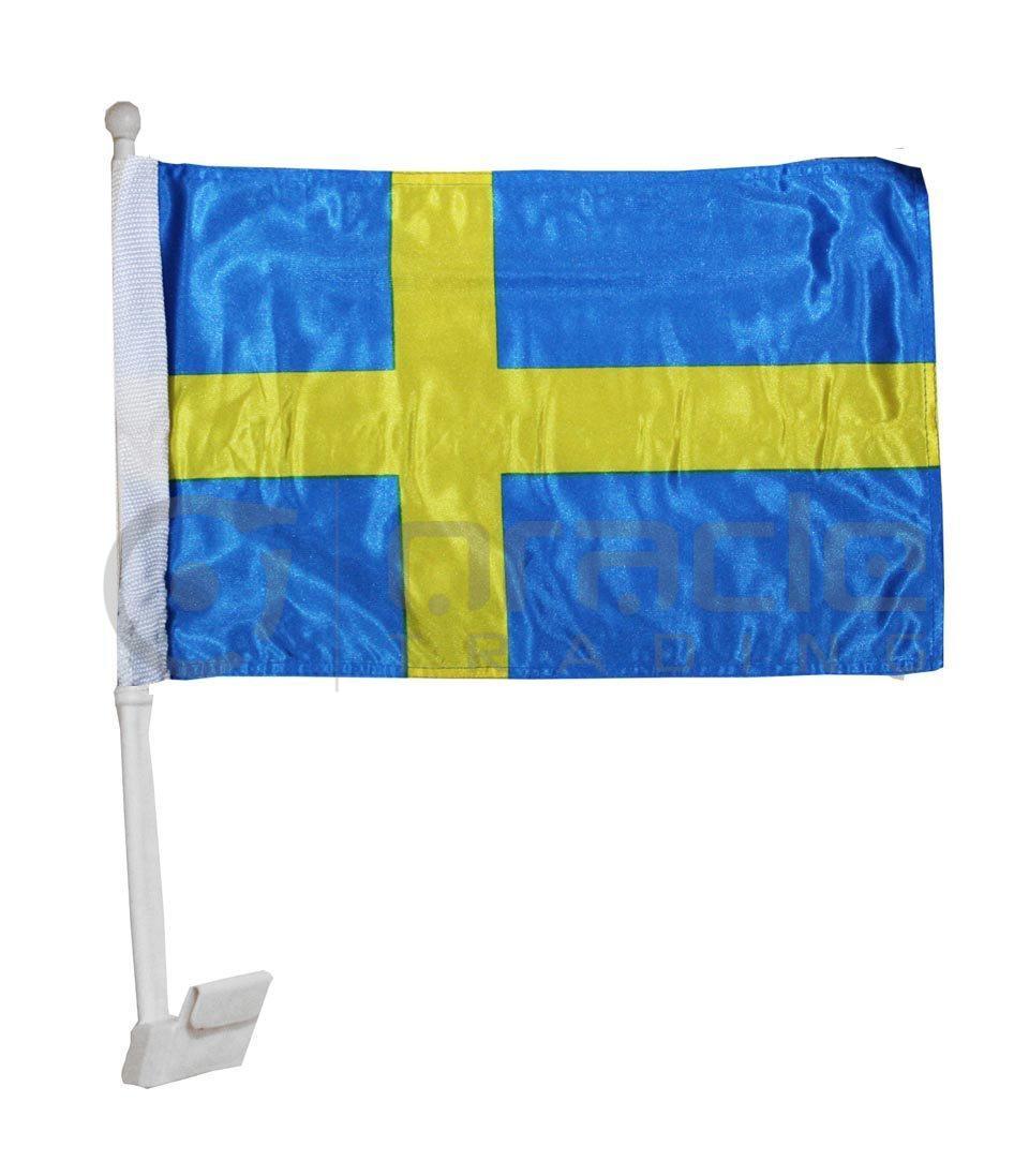 Sweden Car Flag