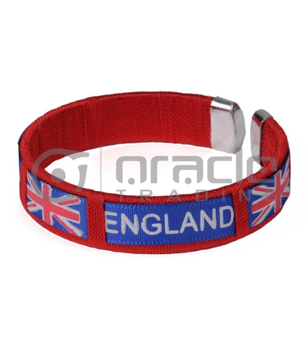 England C Bracelets 12-Pack (Union Jack)