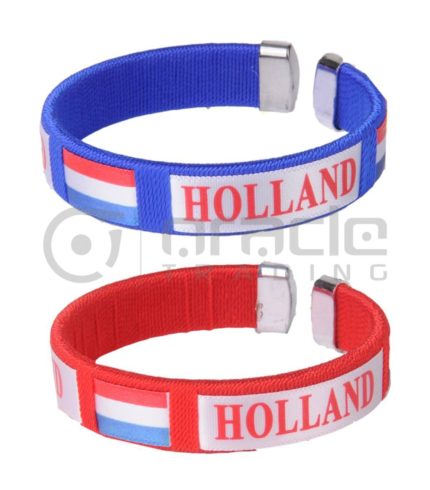 Holland C Bracelets Red/Blue 12-Pack